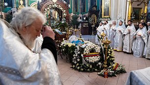 Metropolito Chrizostomo laidotuvės / BNS nuotr.