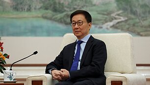 Kinijos viceprezidentas Han Zhengas / Florence Lo / REUTERS