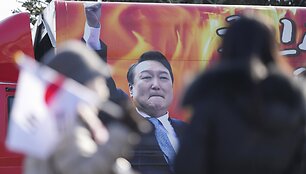 Yoon Suk-yeolo nuotrauka / Lee Jin-man / AP