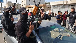 Palestiniečių kovotojai / BASHAR TALEB / AFP