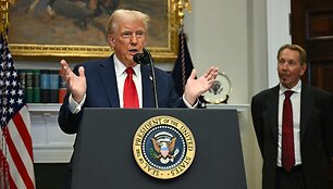 JAV prezidentas Donaldas Trumpas / JIM WATSON / AFP