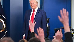 JAV prezidentas Donaldas Trumpas / ROBERTO SCHMIDT / AFP