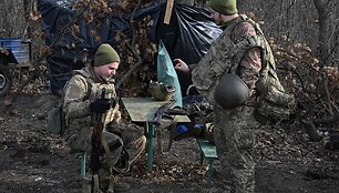 Ukrainos kariai / GENYA SAVILOV / AFP