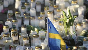 Po &scaron;audynių &Scaron;vedija gedi / Sergei Grits / AP