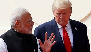 Narenda Modi ir Donaldas Trumpas / Alexander Drago / REUTERS