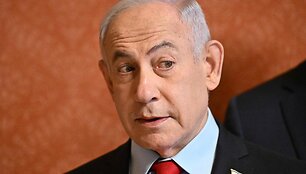 Benjaminas Netanyahu / MANDEL NGAN / AFP