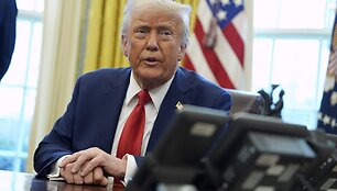 JAV prezidentas Donaldas Trumpas / Evan Vucci / AP