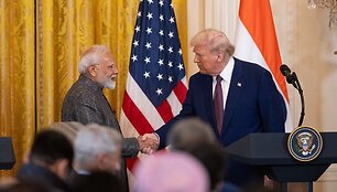 Su N. Modi susitikęs D. Trumpas  / Hu Yousong / ZUMAPRESS.com