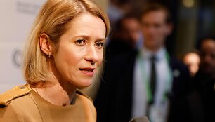 Europos Sąjungos (ES) diplomatijos vadovė Kaja Kallas / MICHAELA STACHE / AFP