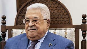  Palestiniečių prezidentas Mahmudas Abbasas / Christoph Soeder / dpa/picture-alliance