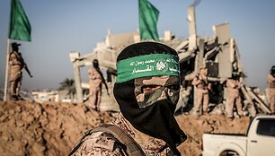 &bdquo;Hamas&ldquo; kovotojas / Abed Rahim Khatib / dpa/picture-alliance
