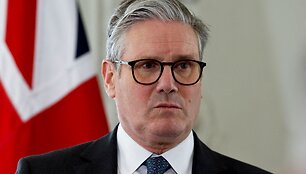 Britų ministras pirmininkas Keiras Starmeris / STEPHANIE LECOCQ / AFP