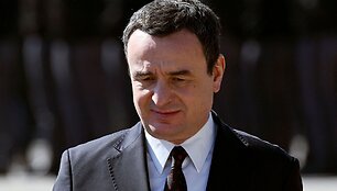 Kosovo premjeras Albinas Kurtis / ARMEND NIMANI / AFP