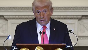 JAV prezidentas Donaldas Trumpas /  / AP