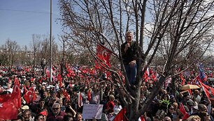 Protestai Turkijoje / ED JONES / AFP