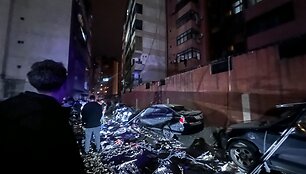 Griuvėsiai po Izraelio smūgio Libane / IBRAHIM AMRO / AFP