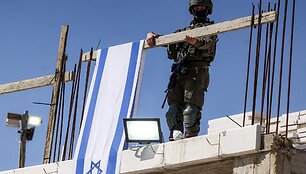Izraelio kareivis Vakarų Krante / HAZEM BADER / AFP