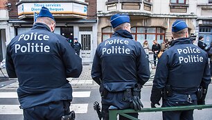 Policijos pareigūnai / LAURIE DIEFFEMBACQ / AFP