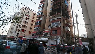 I&scaron;puolio Libane padariniai / Mohammad Zaatari / AP