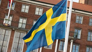 &Scaron;vedijos vėliava / Kristian Tuxen Ladegaard Berg / ZUMAPRESS.com