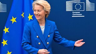 Europos Komisijos (EK) pirmininkė Ursula von der Leyen / NICOLAS TUCAT / AFP