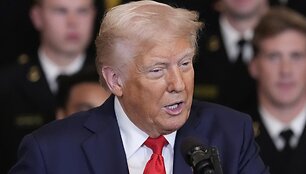 JAV prezidentas Donaldas Trumpas / Alex Brandon / AP