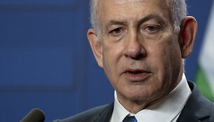 Izraelio ministras pirmininkas Benjaminas Netanyahu / Denes Erdos / AP