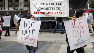 Studentai proteste Niujorke / Michael Nigro/PACIFIC PRE/SIPA / Michael Nigro/PACIFIC PRE/SIPA