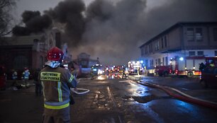 Gaisras Lenkijoje / Agnieszka Pazdykiewicz / ZUMAPRESS.com