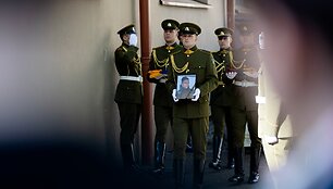 Atsisveikinimas su Tomu Valentėliu / Lukas Balandis/BNS nuotr.