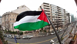 Palestiniečių vėliava / NICHOLAS KAMM / AFP