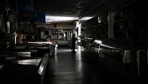 Be elektros likusi parduotuvė Ispanijoje / MIGUEL RIOPA / AFP