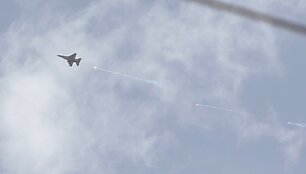 Izraelio naikintuvas / BAKR ALKASEM / AFP
