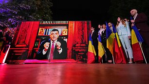 George&rsquo;as Simionas kreipėsi į &scaron;alininkus / Andreea Alexandru / AP