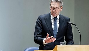 Nyderlandų ministras pirmininkas Dickas Schoofas / REMKO DE WAAL / AFP