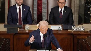 JAV prezidentas Donaldas Trumpas / Ben Curtis / AP