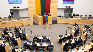 Pirmasis Seimo pavasario sesijos posėdis / BNS nuotr.