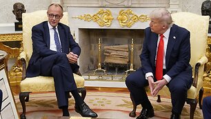 Friedrichas Merzas ir Donaldas Trumpas
