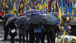 Kapinės Ukrainoje / YURIY DYACHYSHYN / AFP