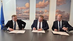 Baltijos &scaron;alių vidaus reikalų ministrai pasira&scaron;ė memorandumą / VRM nuotr.