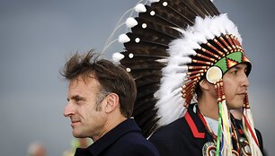 Emmanuelis Macronas / Jeff Mcintosh / ZUMAPRESS.com