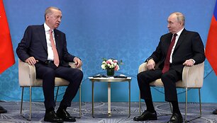 Rusijos ir Turkijos prezidentai  / GAVRIIL GRIGOROV / AFP