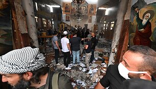 I&scaron;puolis Sirijos sostinėje / LOUAI BESHARA / AFP