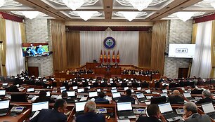 Parlamentas Bi&scaron;keke / VYACHESLAV OSELEDKO / AFP