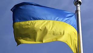 Ukrainos vėliava / Vesa Moilanen/LEHTIKUVA/SIPA / Vesa Moilanen/LEHTIKUVA/SIPA