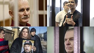 Žymūs Baltarusijos kalinti asmenys /  / AP