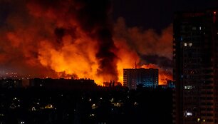Rusijos atakos padariniai Kyjive
