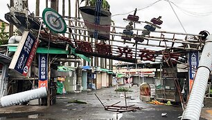 Taifūno Taivane padariniai / HUANG KUO-FANG / AFP