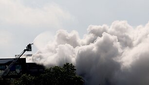 Gaisras Ispanijoje / LLUIS GENE / AFP