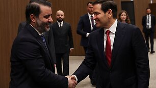 Asaadas al Shaibani ir Marco Rubio / UMIT BEKTAS / AFP